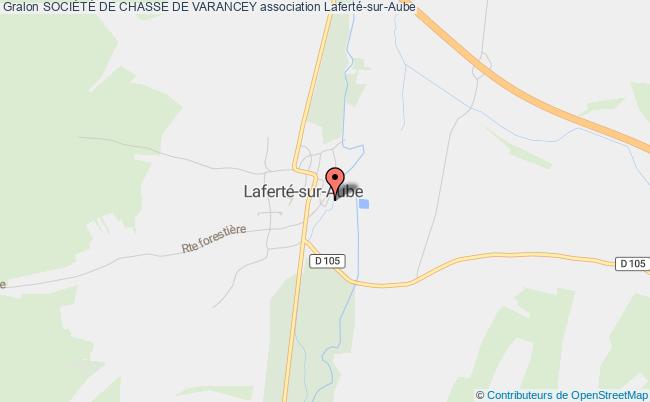plan association SociÉtÉ De Chasse De Varancey Laferté-sur-Aube