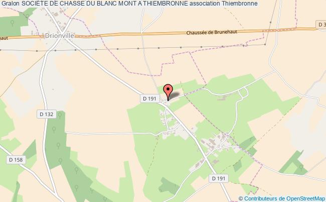 SOCIETE DE CHASSE DU BLANC MONT A THIEMBRONNE