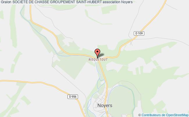 plan association SociÉtÉ De Chasse Groupement Saint-hubert Noyers