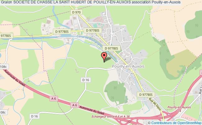 plan association Societe De Chasse La Saint Hubert De Pouilly-en-auxois Pouilly-en-Auxois
