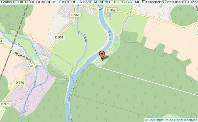 plan association Societe De Chasse Militaire De La Base Aerienne 102 "guynemer" Pontailler-sur-Saône