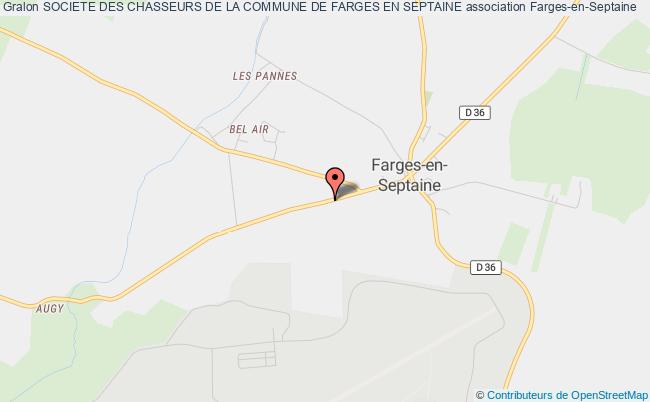 plan association Societe Des Chasseurs De La Commune De Farges En Septaine Farges-en-Septaine
