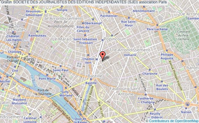 plan association Societe Des Journalistes Des Editions Independantes (sjei) Paris