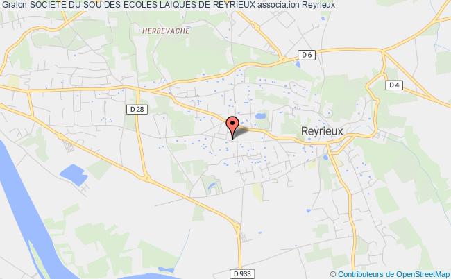 plan association Societe Du Sou Des Ecoles Laiques De Reyrieux Reyrieux