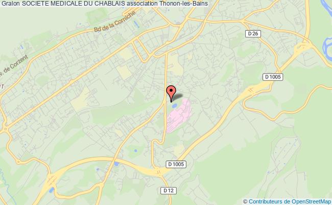 plan association Societe Medicale Du Chablais Thonon-les-Bains