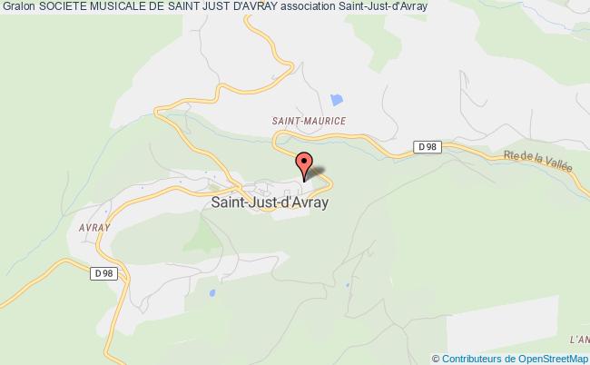 plan association Societe Musicale De Saint Just D'avray Saint-Just-d'Avray