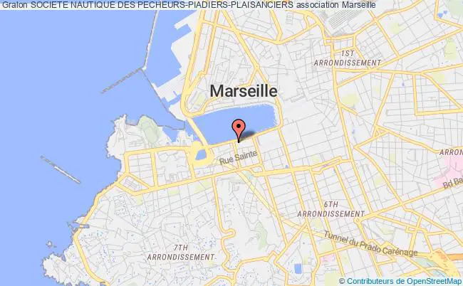 plan association Societe Nautique Des Pecheurs-piadiers-plaisanciers Marseille