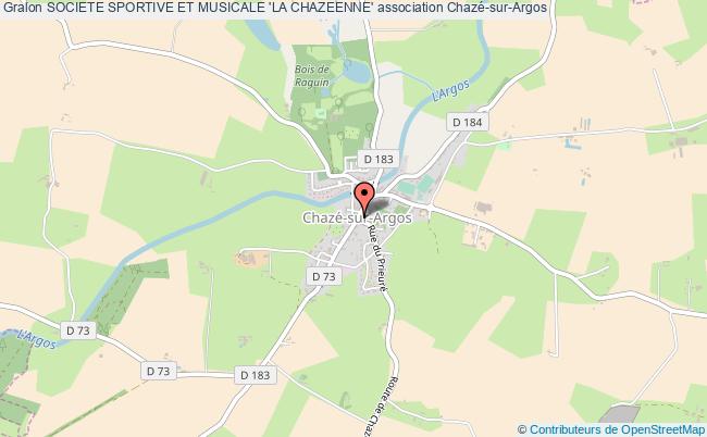 plan association Societe Sportive Et Musicale 'la Chazeenne' Chazé-sur-Argos