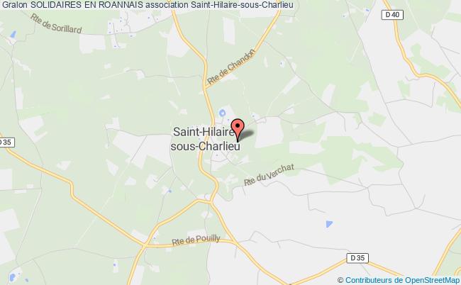 plan association Solidaires En Roannais Saint-Hilaire-sous-Charlieu
