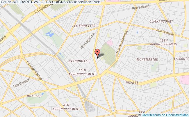 plan association Solidarite Avec Les Soignants Paris