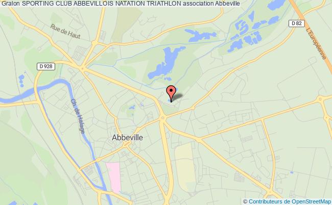 plan association Sporting Club Abbevillois Natation Triathlon Abbeville