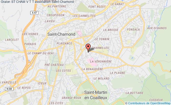plan association St Cham V T T Saint-Chamond