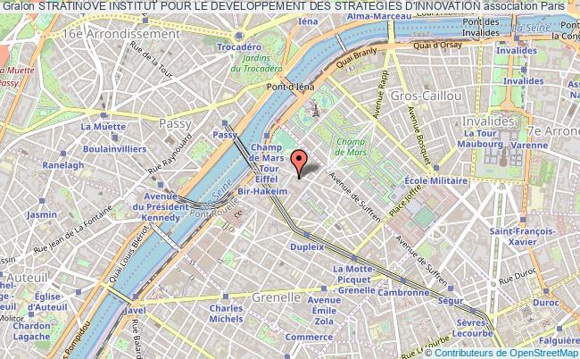 plan association Stratinove Institut Pour Le Developpement Des Strategies D'innovation Paris