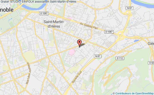 plan association Studio Einfolk Saint-Martin-d'Hères