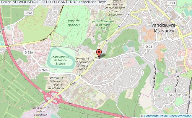 plan association Subaquatique Club Du Santerre Roye