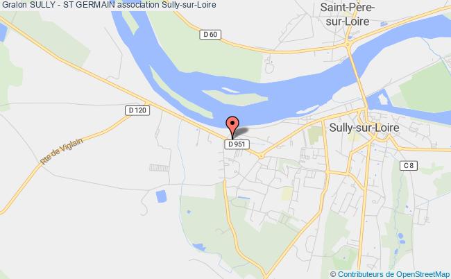plan association Sully - St Germain Sully-sur-Loire