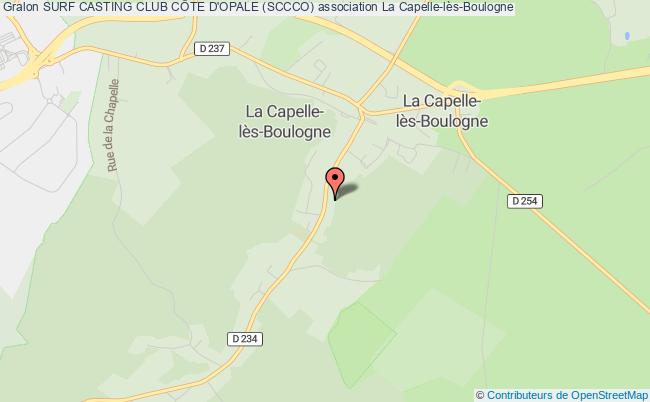 plan association Surf Casting Club CÔte D'opale (sccco) La    Capelle-lès-Boulogne