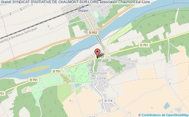 plan association Syndicat D'initiative De Chaumont-sur-loire Chaumont-sur-Loire