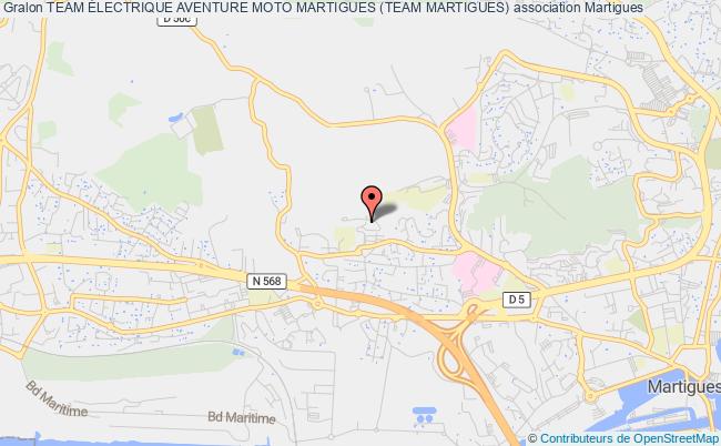 plan association Team Électrique Aventure Moto Martigues (team Martigues) Martigues