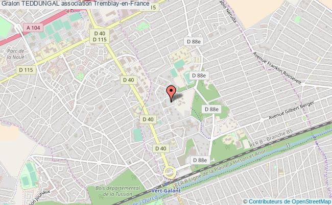 plan association Teddungal Tremblay-en-France