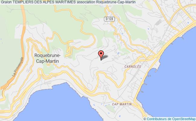 plan association Templiers Des Alpes Maritimes Roquebrune-Cap-Martin