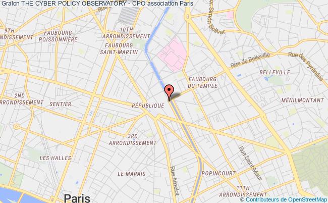 plan association The Cyber Policy Observatory - Cpo Paris 10e