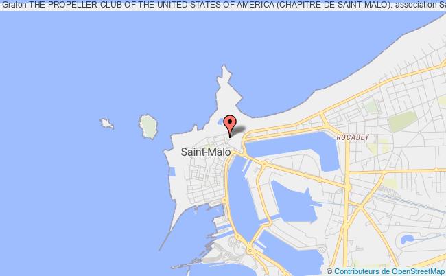 plan association The Propeller Club Of The United States Of America (chapitre De Saint Malo). Saint-Malo