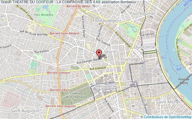 plan association Theatre Du Conteur - La Compagnie Des 4 As Bordeaux