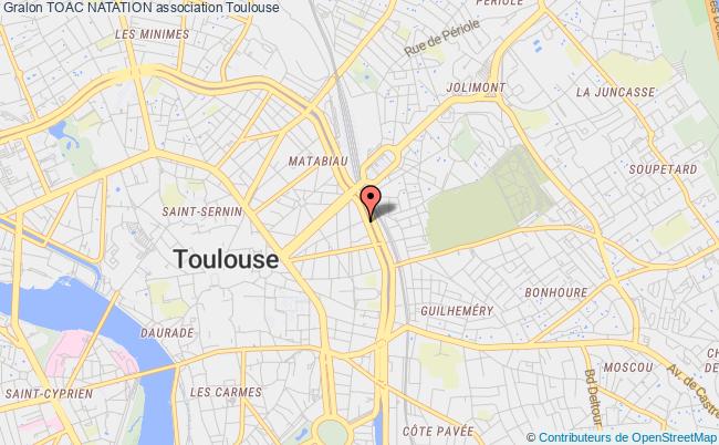 plan association Toac Natation Toulouse