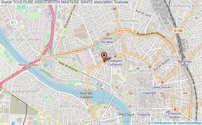 plan association Toulouse Association Mastere Sante Toulouse cedex 7