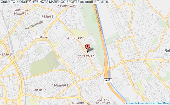 plan association Toulouse Cheminots Marengo Sports Toulouse