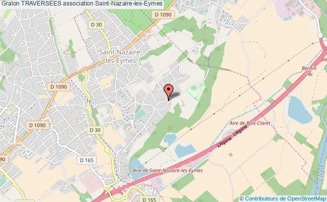 plan association TraversÉes Saint-Nazaire-les-Eymes