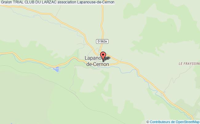 plan association Trial Club Du Larzac Lapanouse-de-Cernon