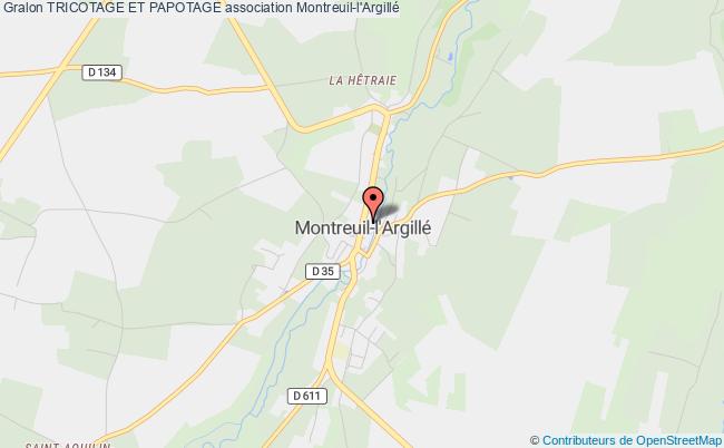 plan association Tricotage Et Papotage Montreuil-l'Argillé