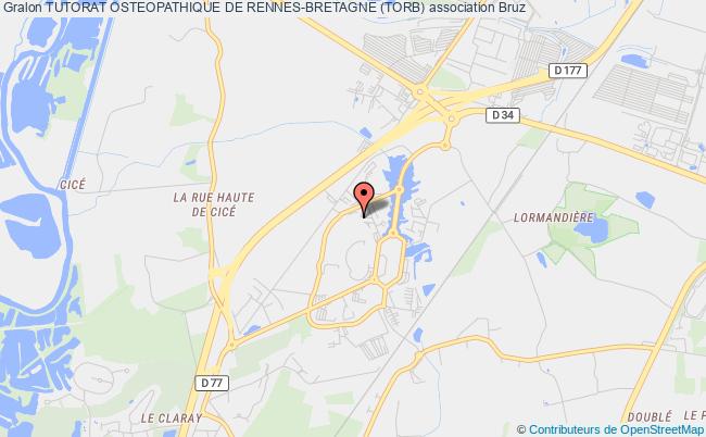 plan association Tutorat Osteopathique De Rennes-bretagne (torb) Bruz