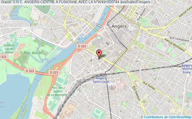 plan association U.n.c. Angers-centre A Fusionne Avec La N°w491000744 Angers