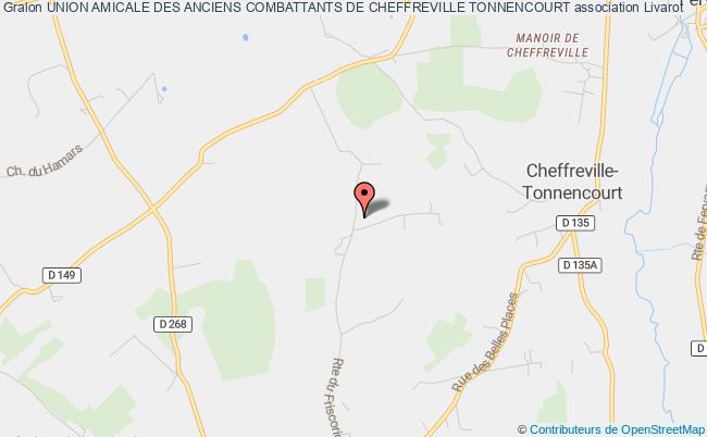 plan association Union Amicale Des Anciens Combattants De Cheffreville Tonnencourt Livarot-Pays-d'Auge