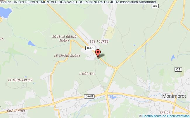 plan association Union Departementale Des Sapeurs Pompiers Du Jura Montmorot