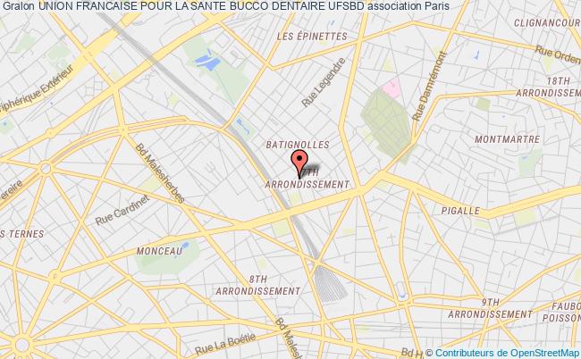 plan association Union Francaise Pour La Sante Bucco Dentaire Ufsbd Paris
