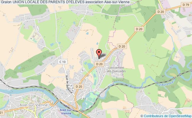 plan association Union Locale Des Parents D?ÉlÈves Aixe-sur-Vienne