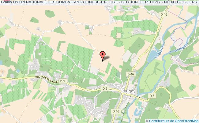 UNION NATIONALE DES COMBATTANTS D'INDRE-ET-LOIRE - SECTION DE REUGNY - NEUILLE-LE-LIERRE