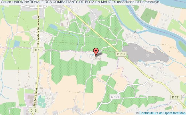 plan association Union Nationale Des Combattants De Botz En Mauges Mauges-sur-Loire