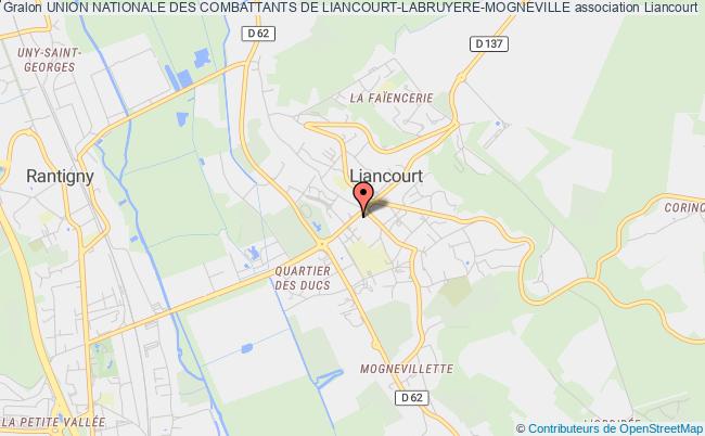 UNION NATIONALE DES COMBATTANTS DE LIANCOURT-LABRUYERE-MOGNEVILLE