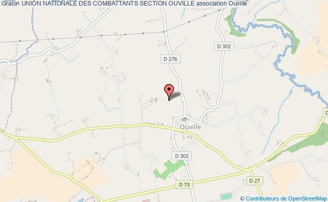 plan association Union Nationale Des Combattants Section Ouville Ouville
