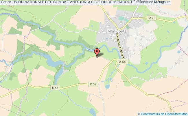 plan association Union Nationale Des Combattants (unc) Section De Menigoute Ménigoute