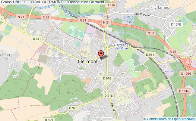 plan association United Futsal Clermontois Clermont
