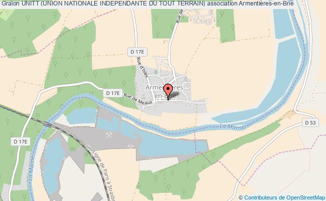 plan association Unitt (union Nationale Independante Du Tout Terrain) Armentières-en-Brie