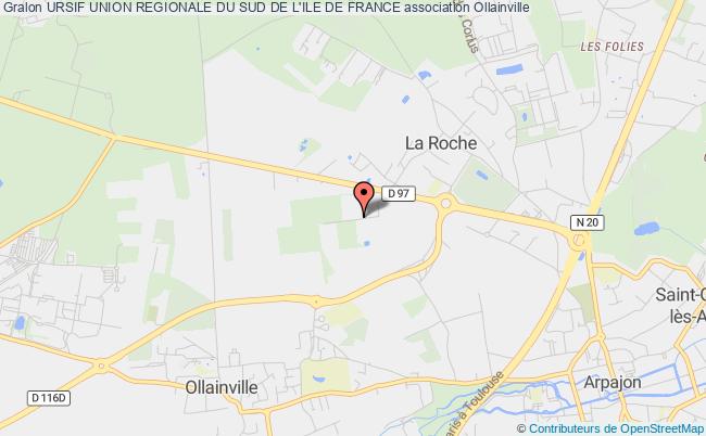 plan association Ursif Union Regionale Du Sud De L'ile De France Ollainville
