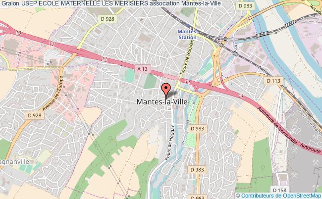 plan association Usep Ecole Maternelle Les Merisiers Mantes-la-Ville