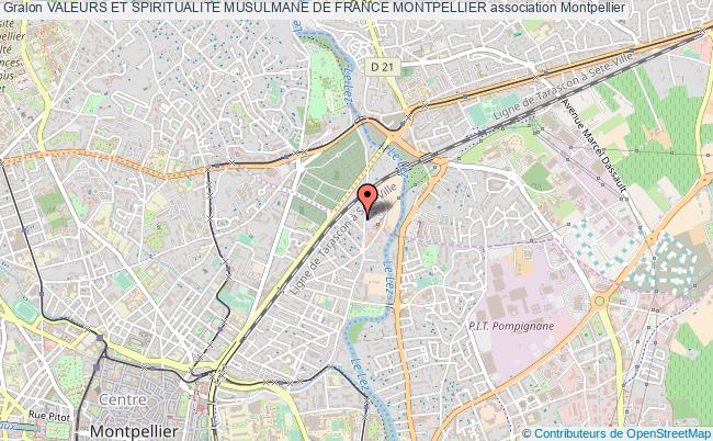plan association Valeurs Et Spiritualite Musulmane De France Montpellier Montpellier